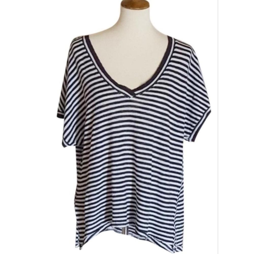 We the Free -  Take Me T-Shirt Black Stripe